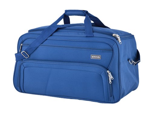 SAC DE VOYAGE 24" PLIABLE/BANDOULIERE/MULTIPLES POCHES - NOIR/BLEU/GRIS JASPER-24