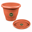 VR. 515P/93 PLAST RND BASE FLOWER POT 17CM - 515V/93 PLAST ROUND FLOWER POT 22CM