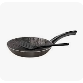 VR. 24 CM FRYING PAN WITH SPATULA PARIS 28500/624 TRAMONTINA