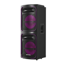 BAFFLE AMPLIFIE 2X12"+1 - BLUETOOTH - USB - SD - FM- TWS - TELECOMMANDE - AUX - 2 MICROS - 150W - 15000W PMPO SP9922BT VISTA