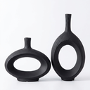 HP513 LOT DE 2 VASE DONUT NOIR