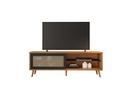 MB. NT1175/243 TV STAND 60" WITH 1 SLIDING DOOR ON MDP FREIJO TREND / BLACK TX NOTAVEL