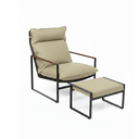 YK631 CHAISE DE DÉTENTE COL LIGHT KHAKI