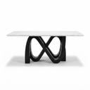 YT65 TABLE A MANGER EN  MARBRE 200X100 ( PLAQUE REF 637 ) 3 COLIS 