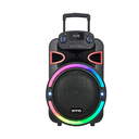 SP965BT BAFFLE AMP TROLLEY 15" + 1,5" RECHARGEABLE - USB - FM - 1 MICRO - BLUETOOTH - TWS - TELECOMMANDE - 50W 5500W PMPO VISTA