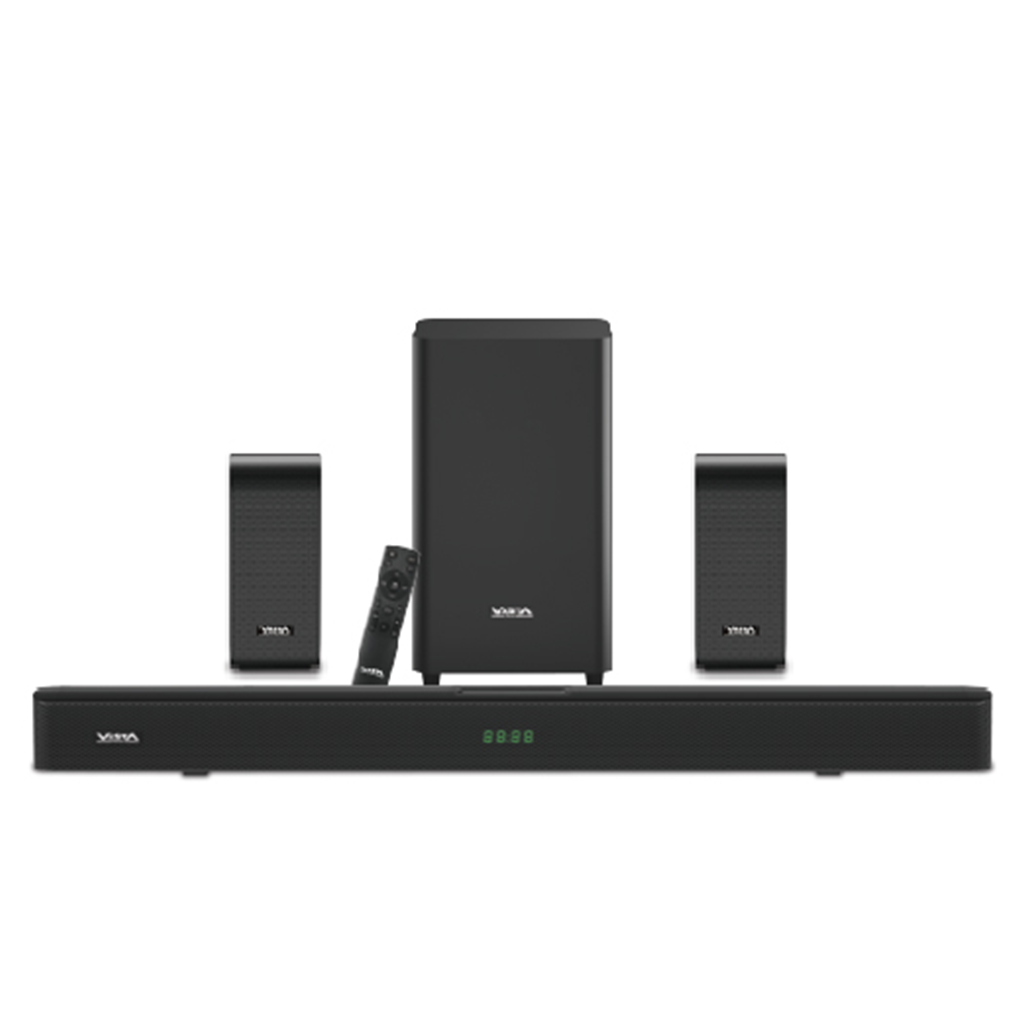 SBS5008BT BARRE DE SON 5,1 AVEC SUBWOOFER FILIAIRE - SYSTEME DE SON AMBIOPHONIQUE 3D - TELECOMMANDE - USB - AUX - HDMI+ OPTIQUE - 250W VISTA