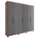 MB. 115831380 WARDROBE REF 1158 FREIJO W/TITANIUM CARRARO