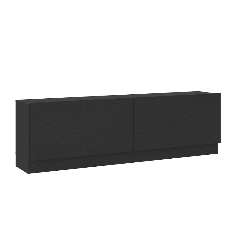 MB. 122631630 4 DOOR TV STAND REF 1226 BLACK CARRARO 