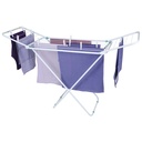 Étendoir à linge en acier avec rallonges rabattables 006005 MOR