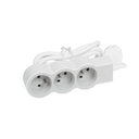 049470 RALLONGE MULTIPRISE A PUIT 1,5m EXTRA PLATE 3X2P+T 230V 3500W 16A BLC GRIS CLAIR LE GRAND 