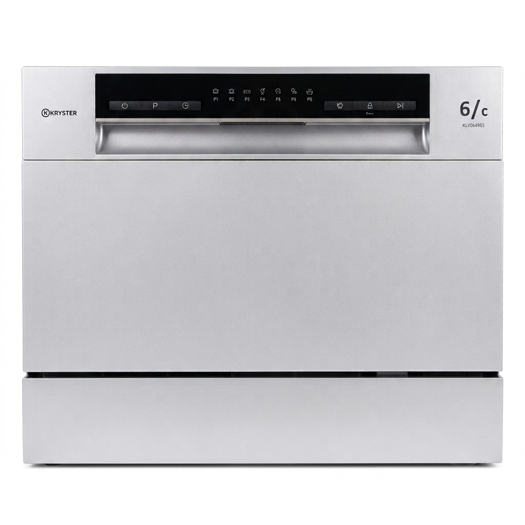 EL. KLV0649S3 LAVE VAISSELLE COMPACT 06 COUVERTS / A+ / 06 PROGRAMES - SILVER KRYSTER
