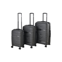 VL. TORONTO XL VALISE HARD CASE EXTENSIBLE - SERIE DE 03 PCS (20"-24"-28") Black/Grey/Navy Blue VTRAVEL