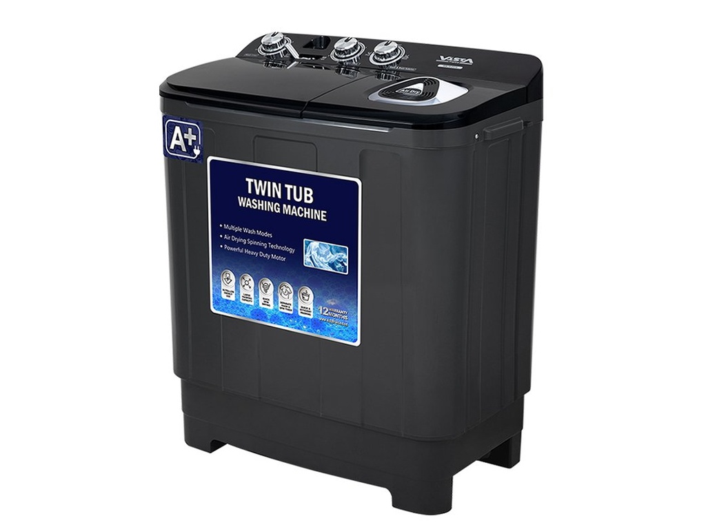 MACHINE A LAVER TWIN TUB 09KG/5.5KG SEMI AUTOMATIQUE A+ VISTA 
