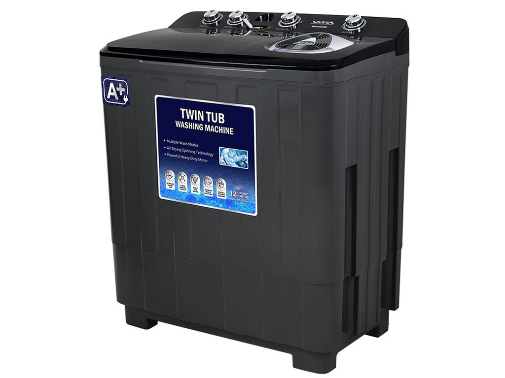 MACHINE A LAVER TWIN TUB 12KG/6.5KG SEMI AUTOMATIQUE A+ VISTA 