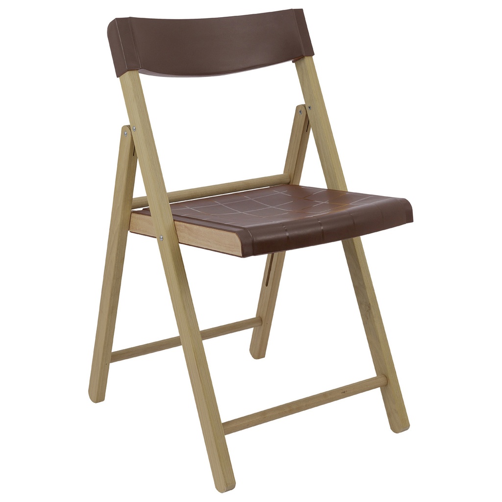 MB. FSC POTENZA FOLDING CHAIR -BROWN TRAMONTINA 