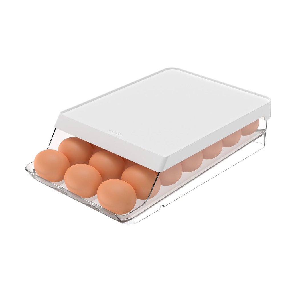 VR. OF1200BCF ROLL CLEAR FRESH EGG ORGANIZER 21 UNID. BLANC -OU