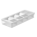 VR. OGC1000BCF (OCG1000BCF) CLEAR CUTLERY ORGANIZER BLANC -OU