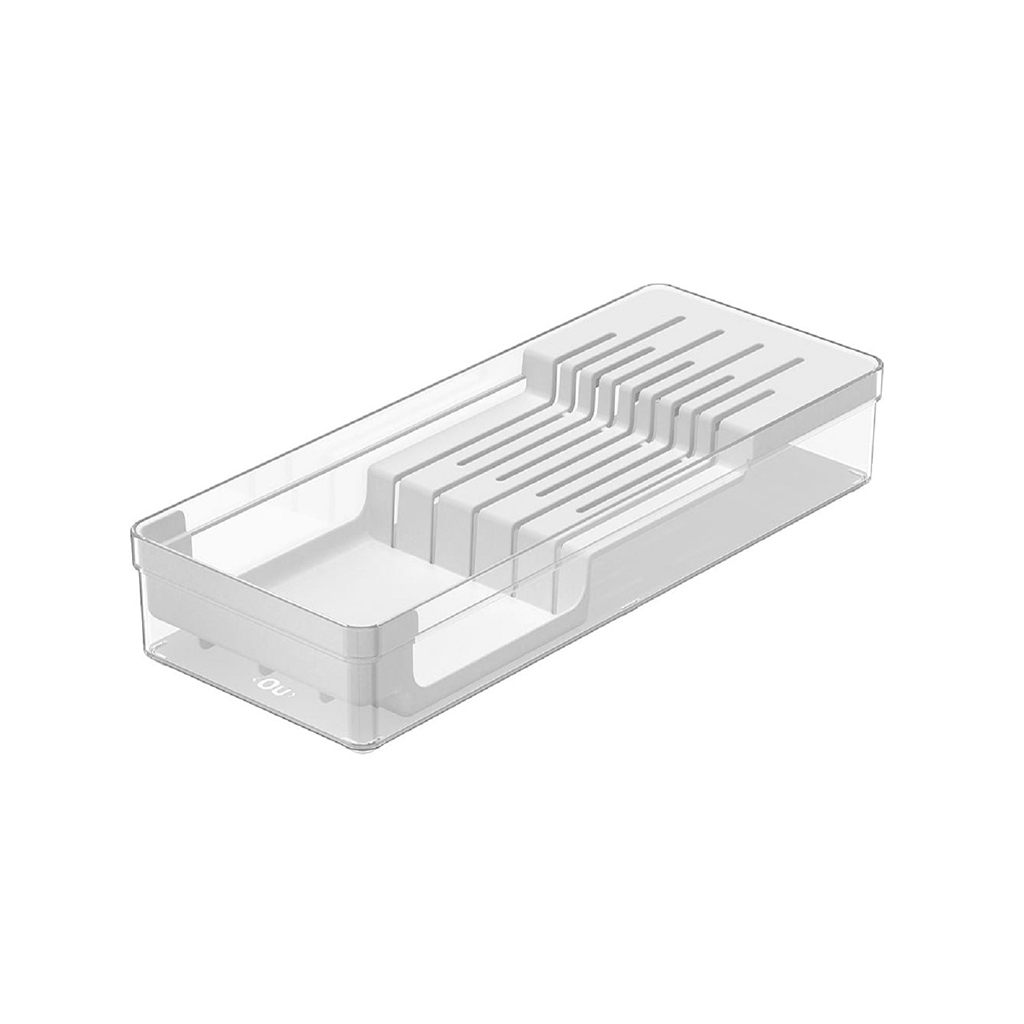 VR. OGC900BCF CLEAR KNIFE ORGANIZER BLANC -OU