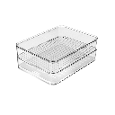 VR. PF150NT CLEAR DOUBLE COLD CUTS HOLDER NATURAL -OU