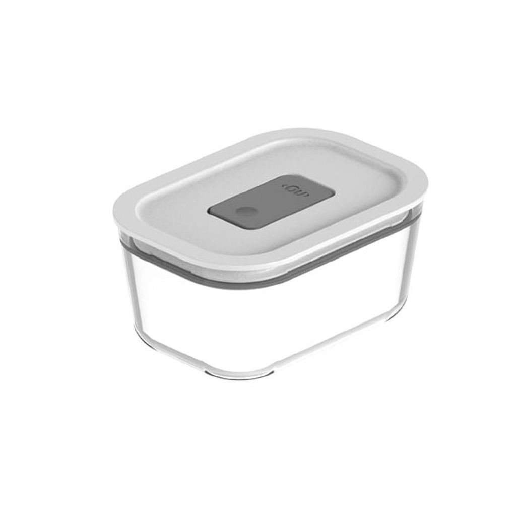 VR. PFL100BCF AIRTIGHT GLASS CONTAINER FRESH LOCK 370ML BLANC