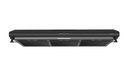 VPHTE90BK HOTTE ASPIRANTE 90CM NOIR - 3 VITESSES - PUISSANCE 200M3/H - ECLAIRAGE LED -FILTRE CHARBON + MAILLE - 80W BRAND VPRO FRANCE