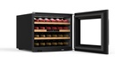 VPCAV160CBK CAVE A VIN ENCASTRABLE 24 BOUTEILLES (57L) - ETAGERES EN BOIS - NOIR BRAND VPRO FRANCE