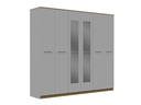 MB. VS15607ED SUNRISE - ARMOIRE 6 PORTES (AVEC MIROIR ET SANS PIEDS) PRIMAVERA 