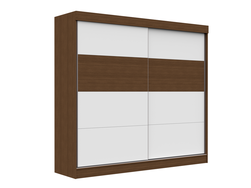 MB. DUB16123 BELFAST - ARMOIRE À 2 PORTES COULISSANTES (SANS MIROIR NI PIEDS) PRIMAVERA 