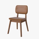 MB. 00048 CADEIRA CLASSIC FACTO MARROM/NATURE IMCAL