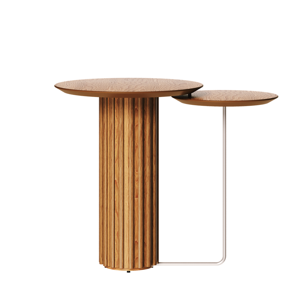 MB.30004 MESA LATERAL DUPLA LIVING CINAMOMO -IMCAL