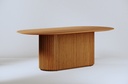 MB. 06833 MESA LIVING 2.2 - TAMPO LAMINADO OVAL CINAMOMO -IMCAL
