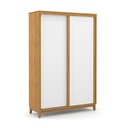 MB. 71048 ROUPEIRO 2PTS CORRER NATURE LAQUEADO FREIJO/BCO MATIC 