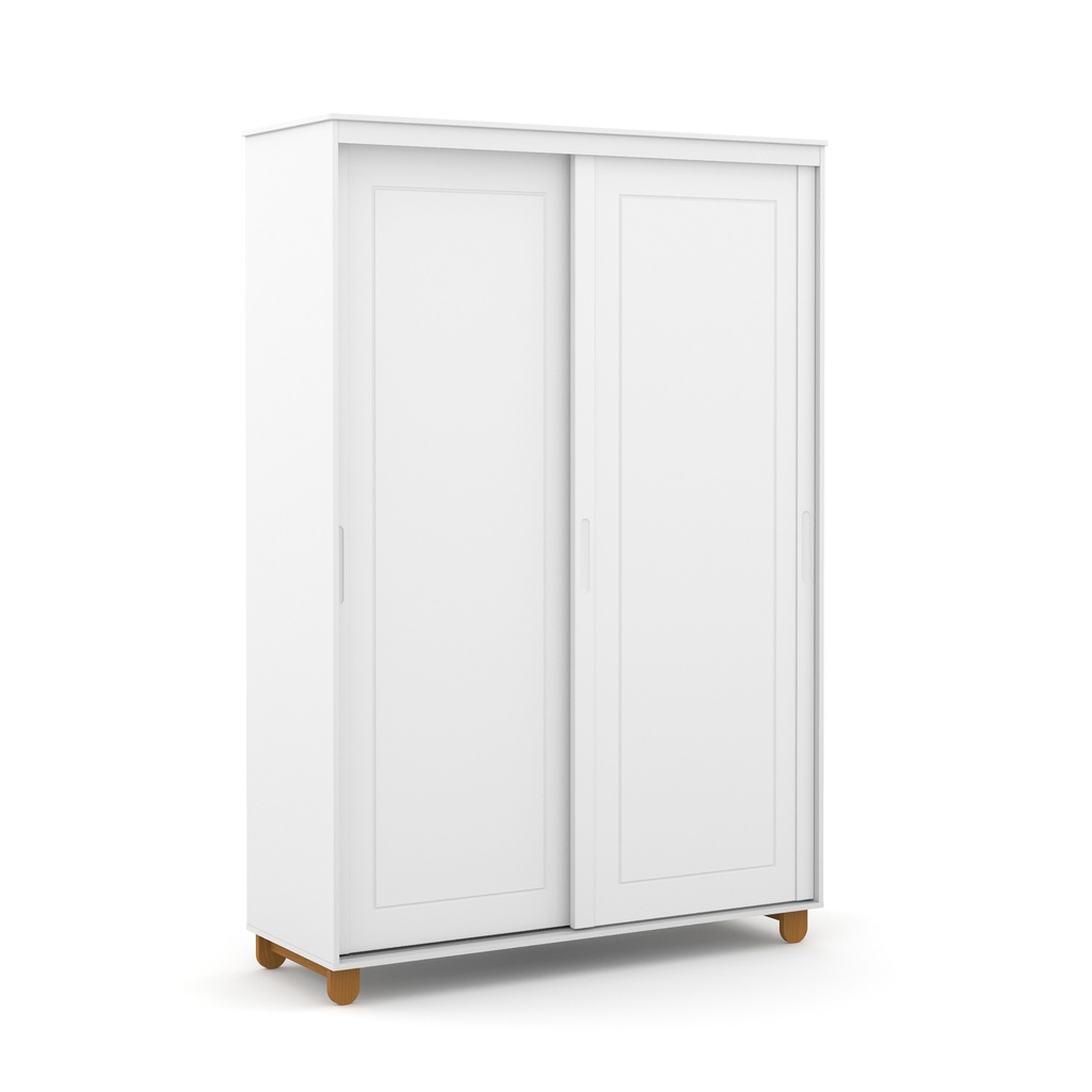 MB. 71067 ROUPEIRO 2PTS CORRER ZUPY LAQUEADO BCO SOFT/ECO WOOD MATIC 