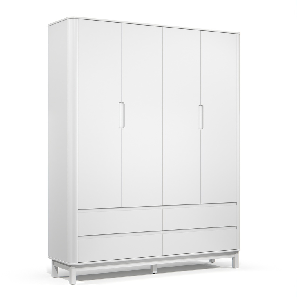 MB. 71223 ROUPEIRO 4PTS FLOW LAQUEADO BCO SOFT  MATIC