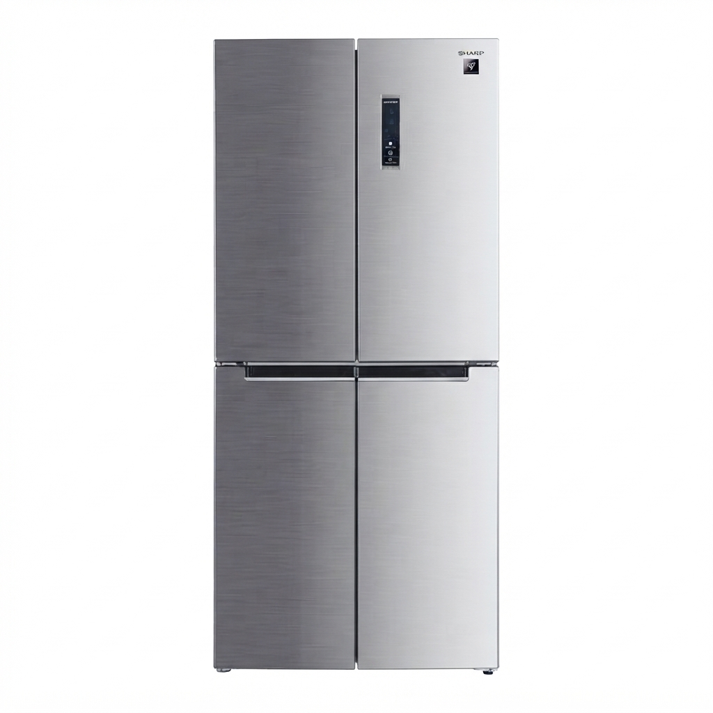 SJFH560HS3 REFRIGERATEUR 560L 04 PORTES - NO FROST - PLASMACLUSTER - ICE MAKER - INVERTER - SILVER STEEL DOOR SHARP