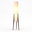 ML01 LAMPADAIRE TREPIED AVEC ABAT-JOUR CYLINDRIQUE 