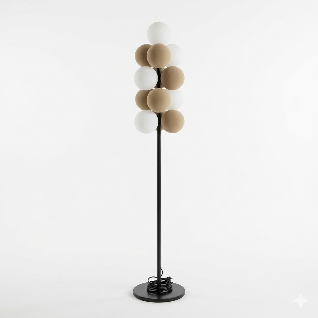 MT903-13 LAMPADAIRE A GLOBES