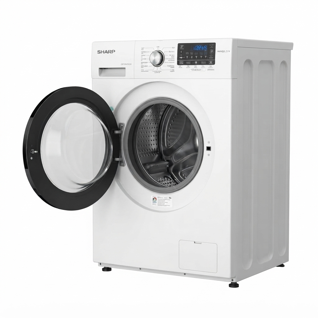 EL. ESFEI1012DLZW MACHINE A LAVER 10KG 1200Tr/min - INVERTER - ECRAN LED - BLANC SHARP 