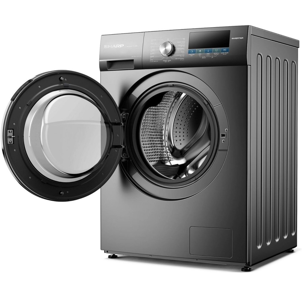 EL. ESFEI1012DLZS MACHINE A LAVER 10KG 1200Tr/min - INVERTER - ECRAN LED - SILVER SHARP 