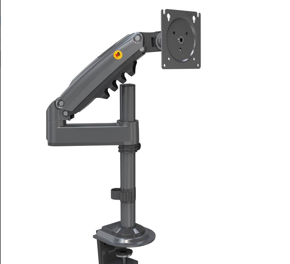 SUPPORT D'ECRAN ARTICULE SIMPLE POUR BUREAU 17"-30" NB H100