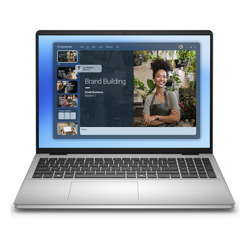 LAPTOP DELL 16 DC16251-5506SLV-PUS CORE 5 120U , 8GB RAM , 512GB SSD , 16" FHD+TS