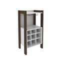 MB. AZ1032 0001 WINE RACK WALNUT/WHITE TECNOMOBILI 