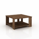 MB. MC2221 0003 COFFEE TABLE WALNUT TECNOMOBILI 