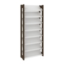 MB. AZ1006 0001 SHOE RACK WHITE/WALNUT TECNOMOBILI 