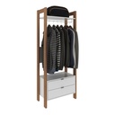 MB. AZ1011 0004 HIGH OFFICE CABINET 2 DOORS WHITE/ALMOND TECNOMOBILI 