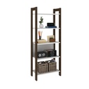 MB. AZ1005 0001 BOOKCASE WHITE/WALNUT TECNOMOBILI 