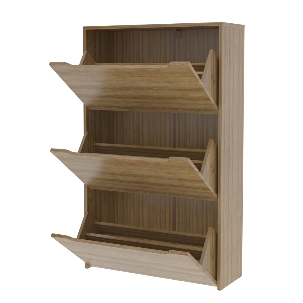 MB. SA3405 0002 3 DOORS SHOE RACK ALMOND TECNOMOBILI 