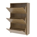 MB. SA3405 0002 3 DOORS SHOE RACK ALMOND TECNOMOBILI 