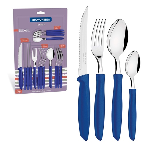 [23498/101] 16 PIECES TABLEWARE SET PLENUS TRAMONTINA 23498/101