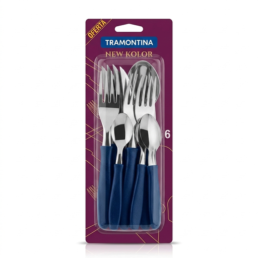 [23199/864] 16 PZAS TABLEWARE SET NEW COLOR TRAMONTINA 23199/864